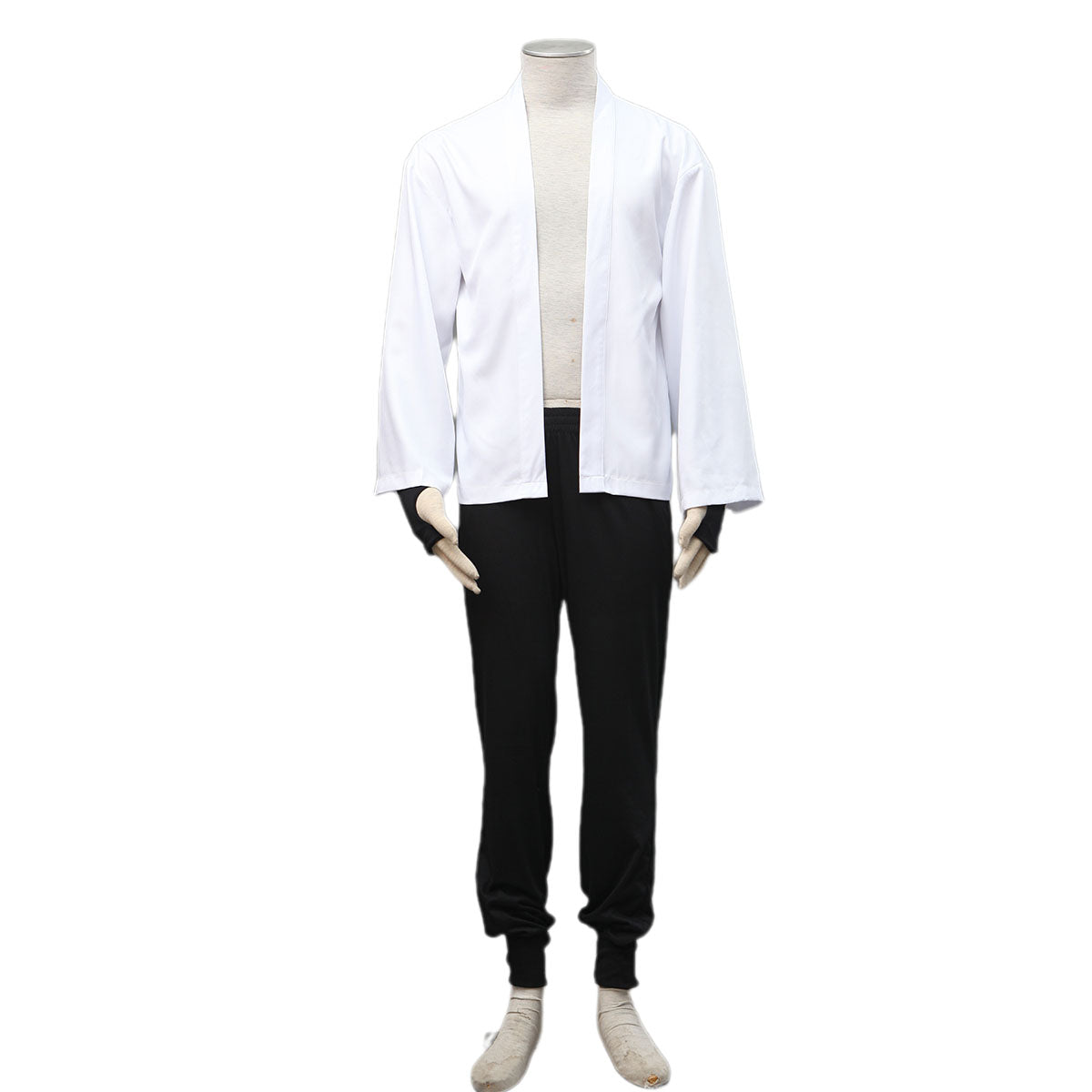 Naruto Shippuden Uchiha Sasuke Snake Organization Costume Outfit Kit with Wig