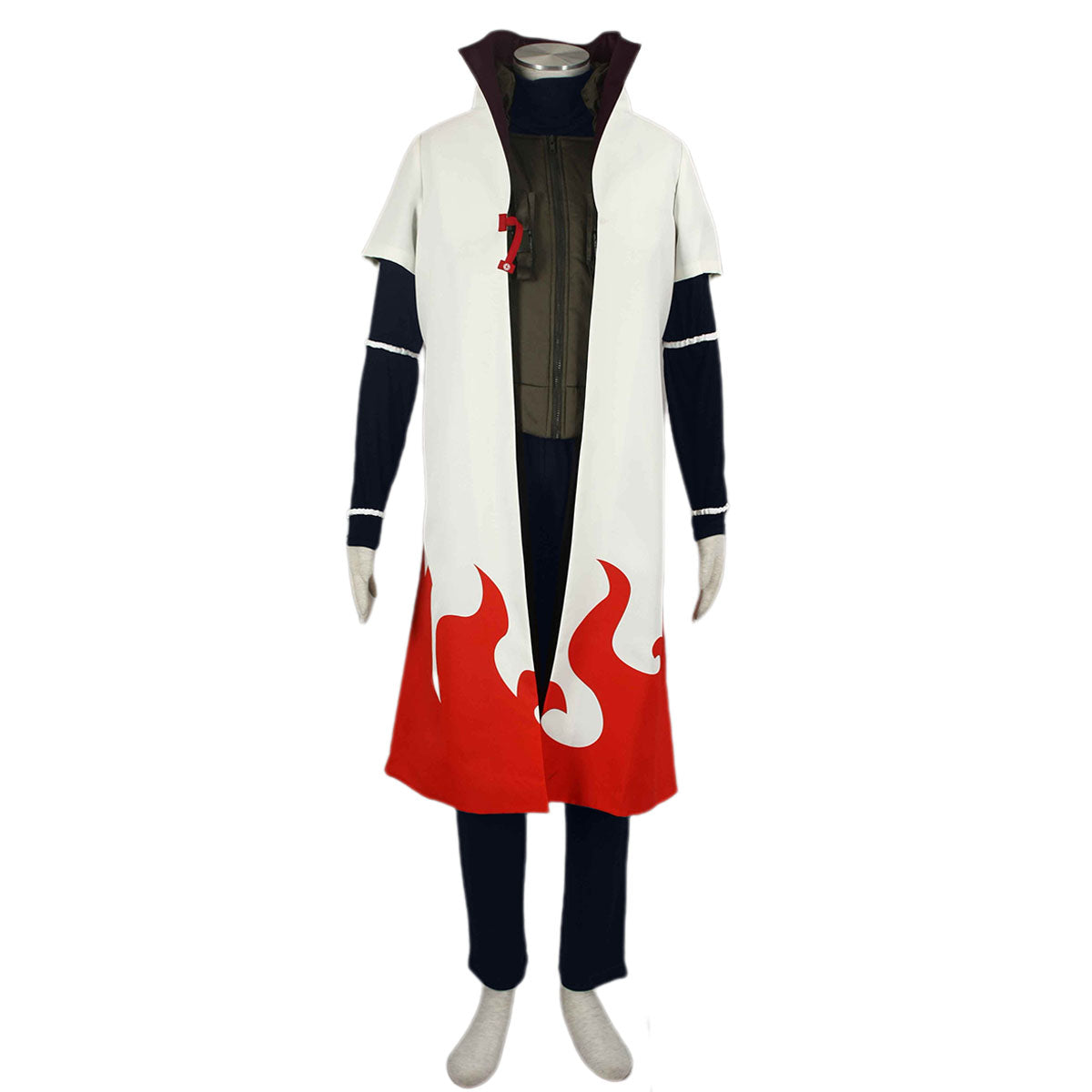 Naruto Shippuden 4th Hokage Namikaze Minato Cosplay Quality Costume Outfit Kit