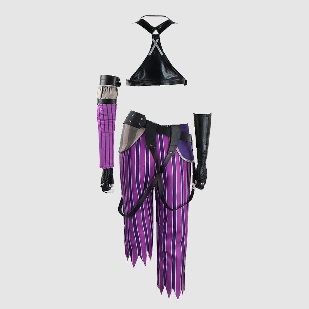 League of Legends(LoL) Costume Jinx Cosplay full Outfit Costume Kit