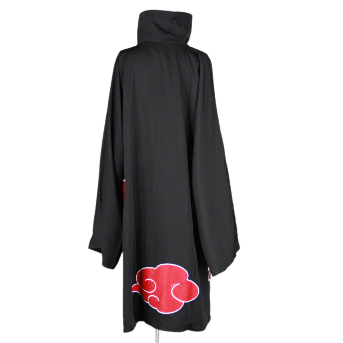 3 PCS Anime Naruto Costume Akatsuki Deidara Cosplay Embroidered Cloak with Wig Adults Kids
