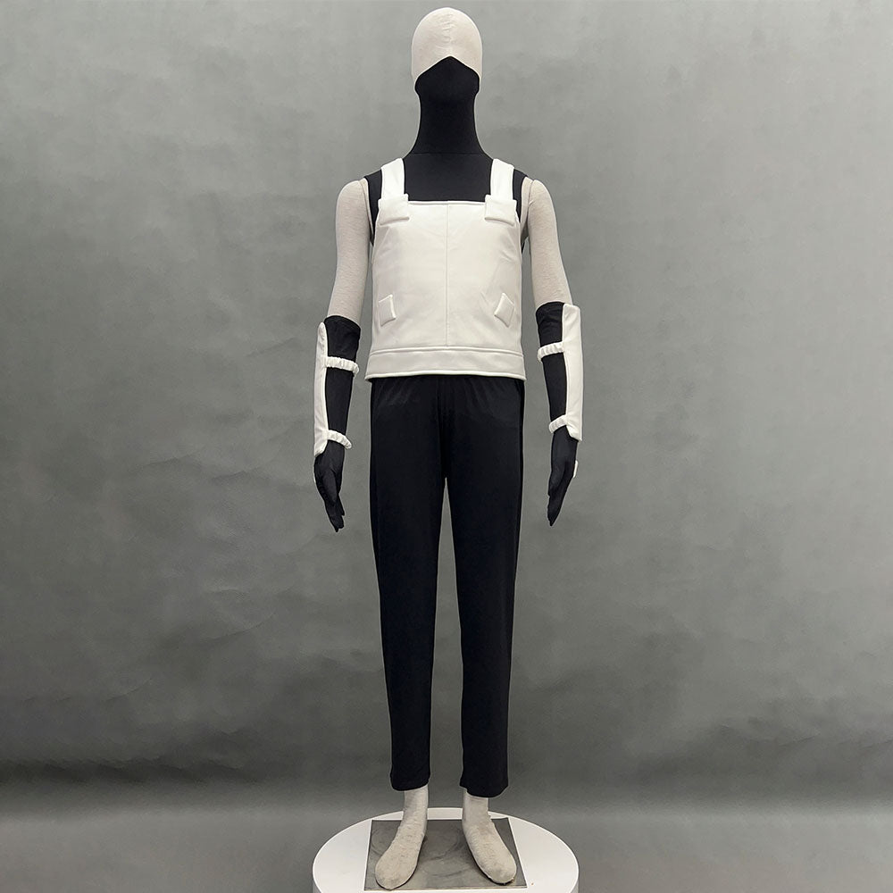 Anime Naruto Shippuden Hatake Kakashi Anbu Costume Mask Shirt White full Outfits Kit