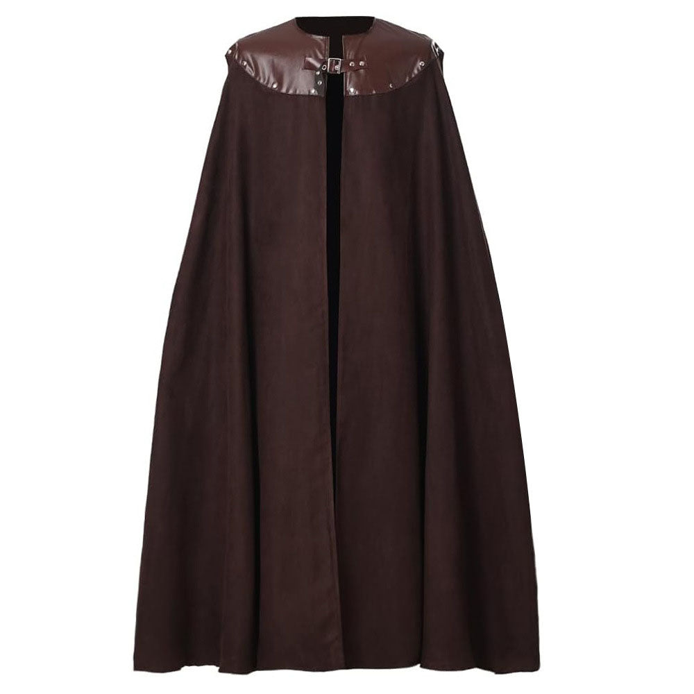 3 Colors Medieval Retro Battle Knight Cosplay Cloak Halloween Costume