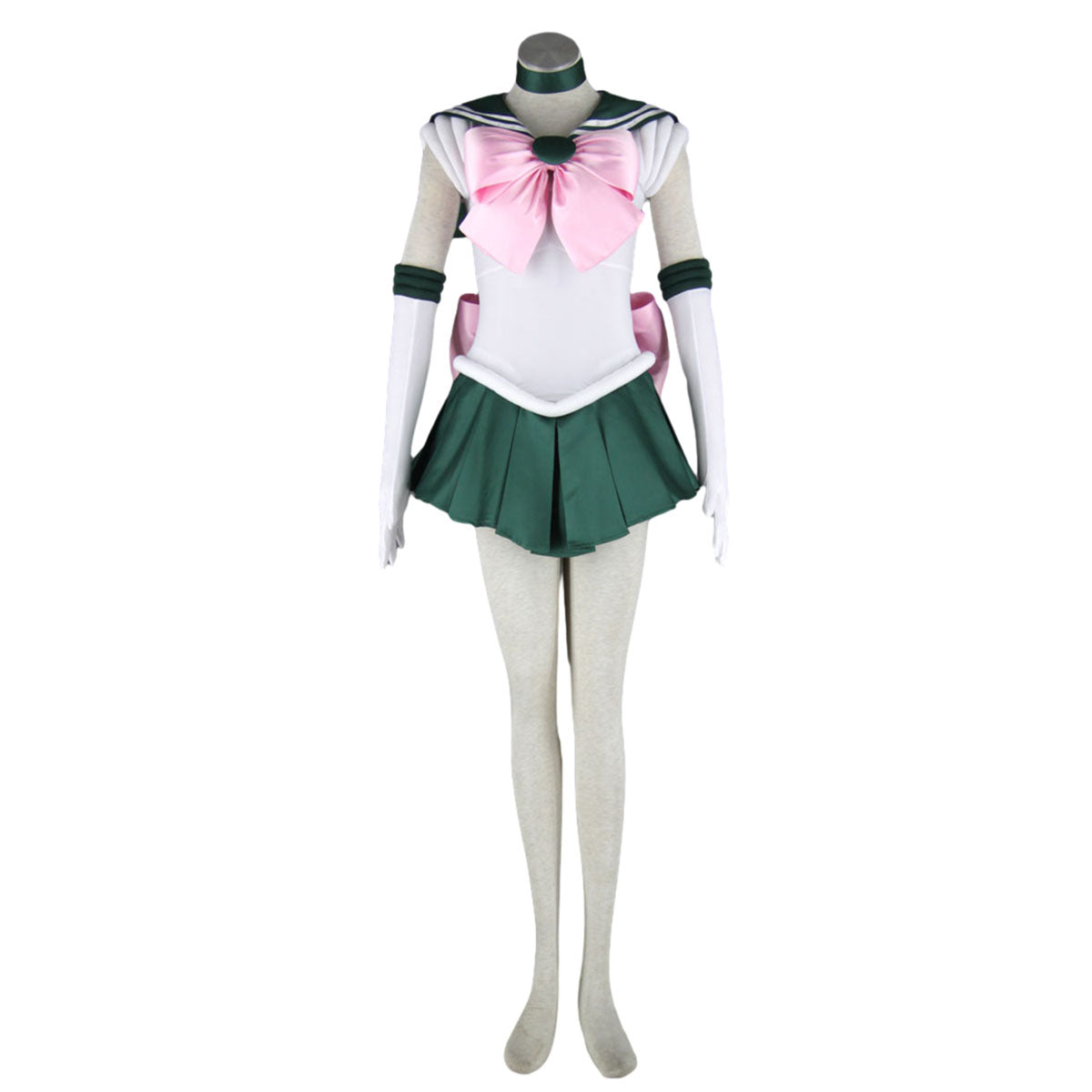 Sailor Moon Sailor Jupiter Kino Makoto Cosplay Costume Kit with Accessories