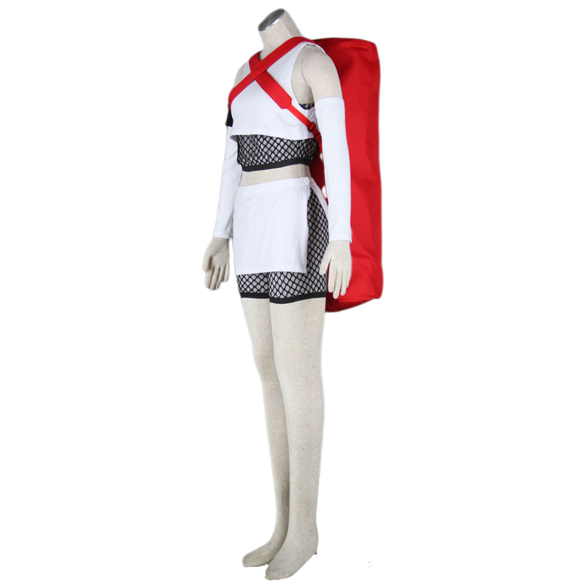 Naruto Shippuden Cosplay Nanabi Chomei Fuu Costume Outfit Kit with Shoes