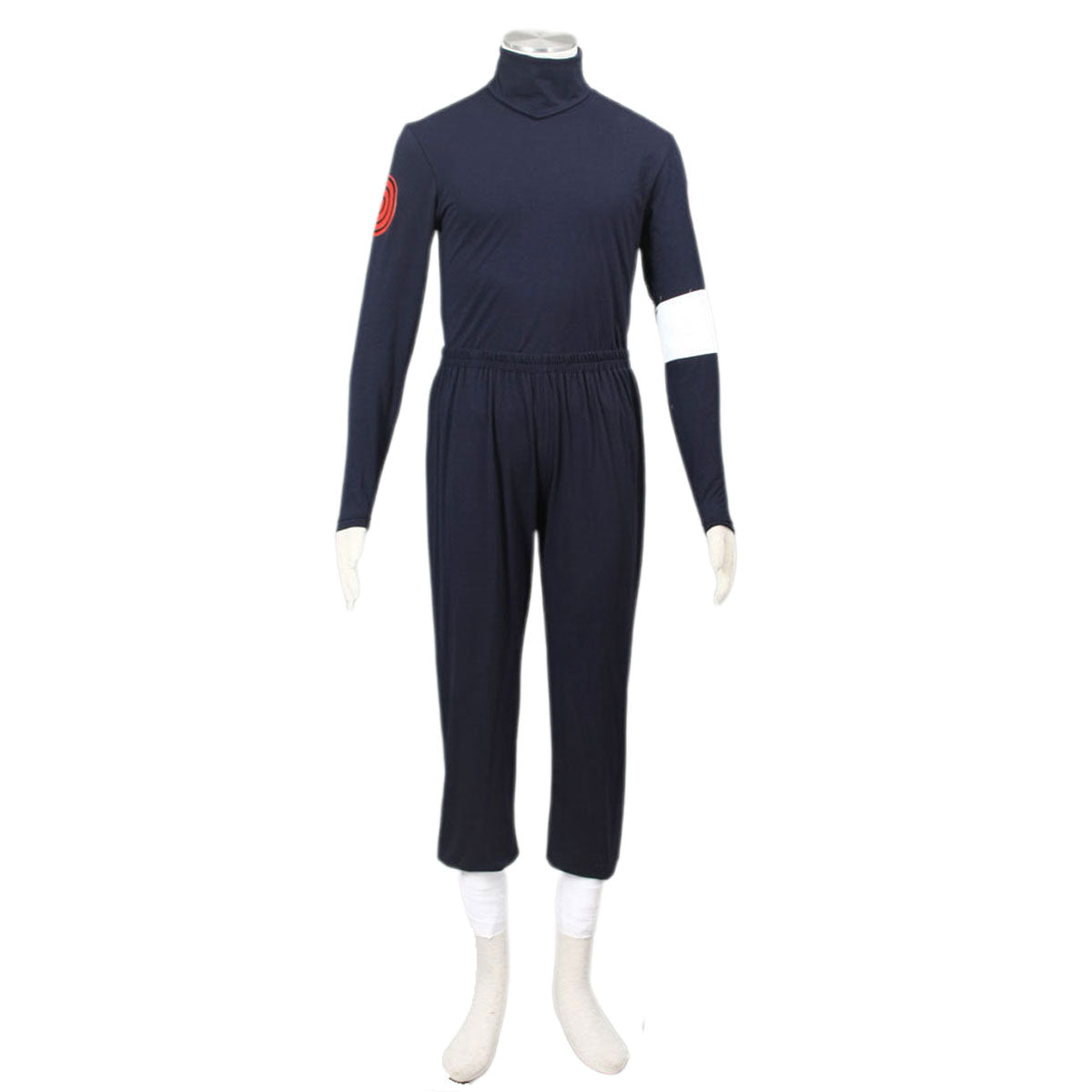 7 PCS Naruto Costume Asuma Cosplay Full Outfit with Headband for Men and Kids