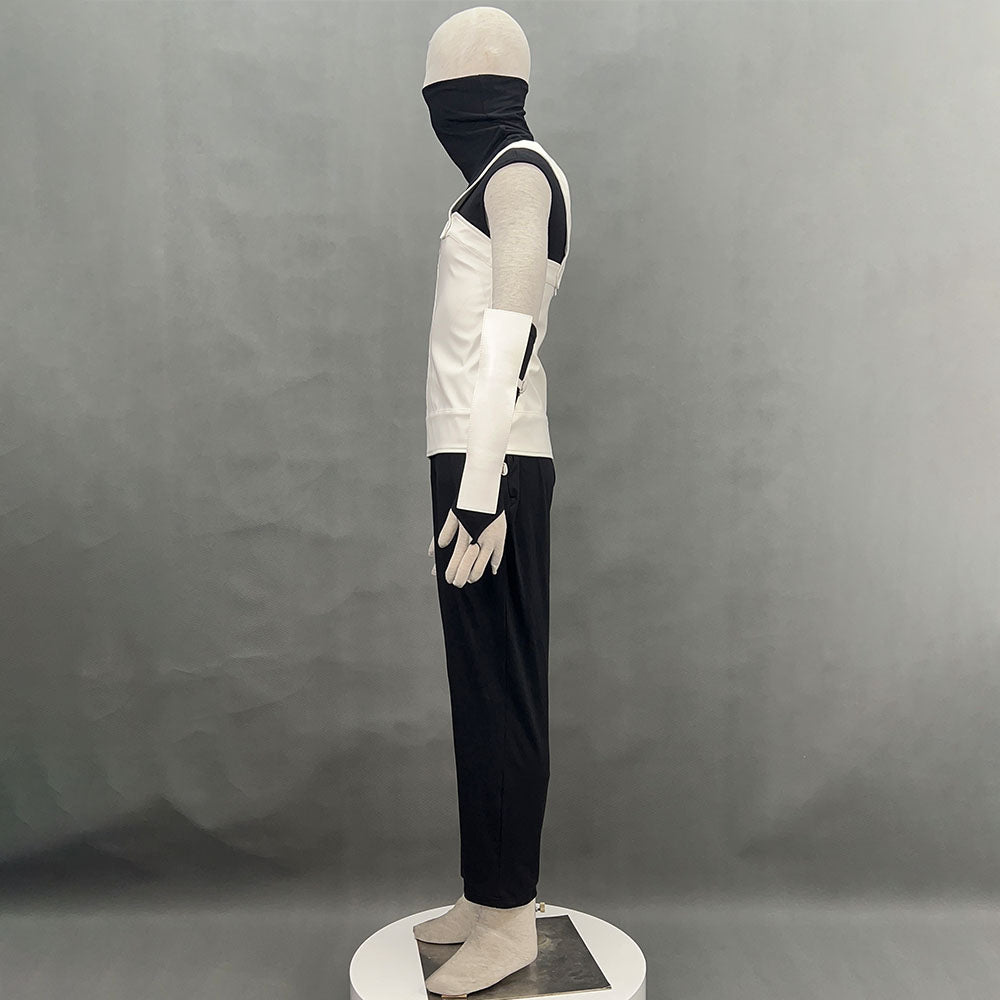 Anime Naruto Anbu Hatake Kakashi Costume Mask Shirt White full Outfits Kit