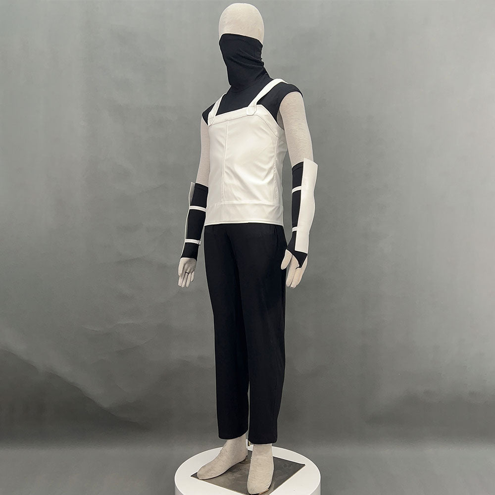 Anime Naruto Anbu Hatake Kakashi Costume Mask Shirt White full Outfits Kit