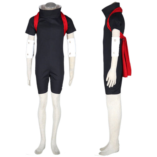 Anime Last Clan Heir Exam Avenger Ninja Cosplay Costume Kit for Men and Kids