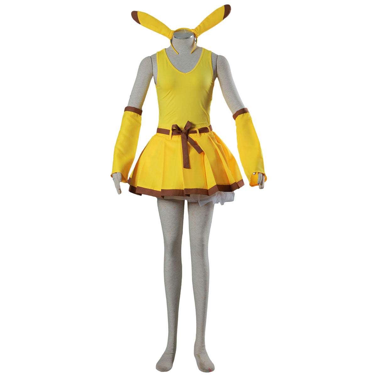 Pokemon Costume Pikachu Personification Cosplay Kit with Accessories