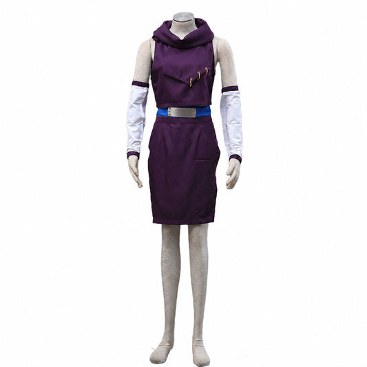 Anime Blonde Mind Transfer Ninja Girl Cosplay Costume Kit for Women and Kids