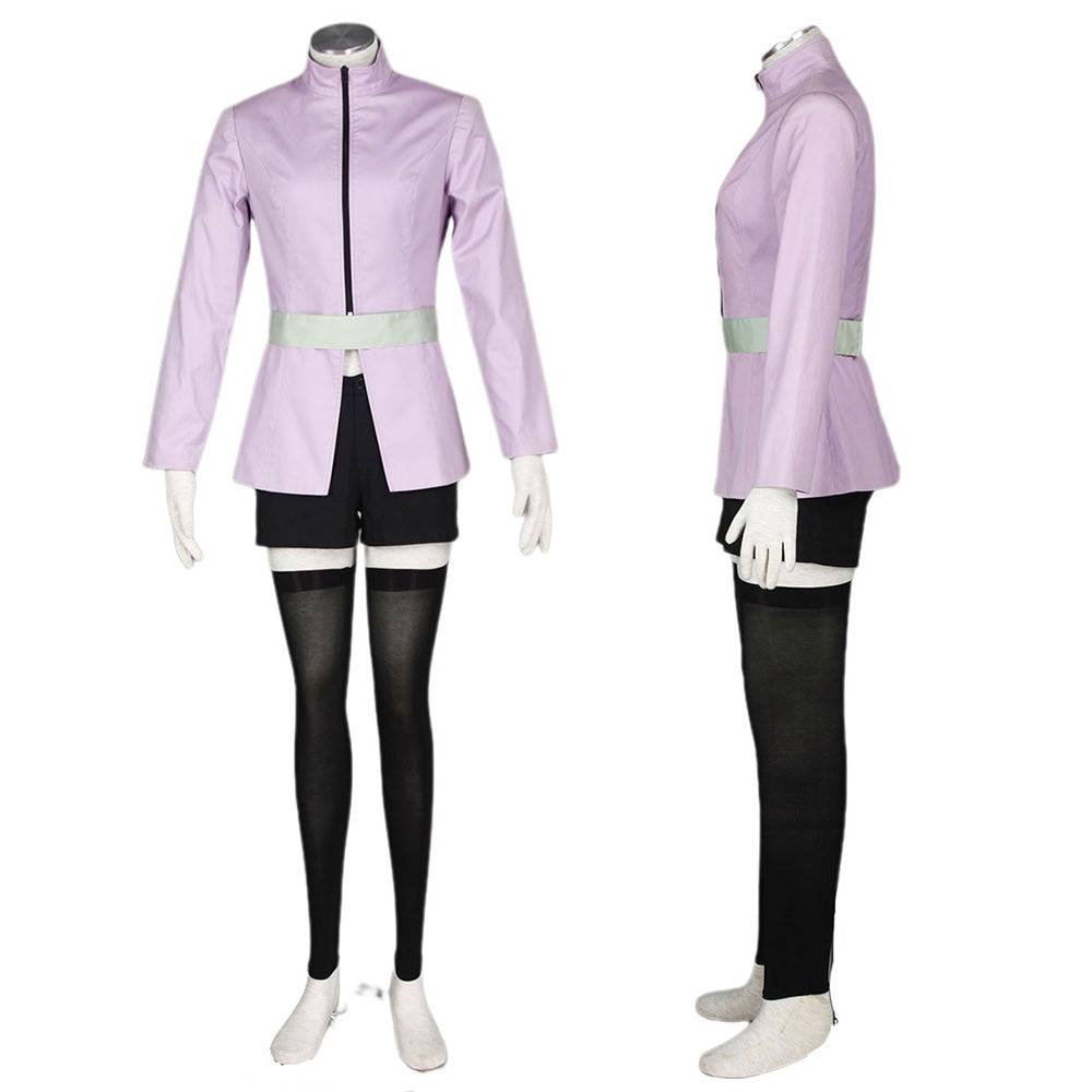 Anime Red-Haired Glasses Ninja Cosplay Costume Full Outfit Kit for Women and Kids