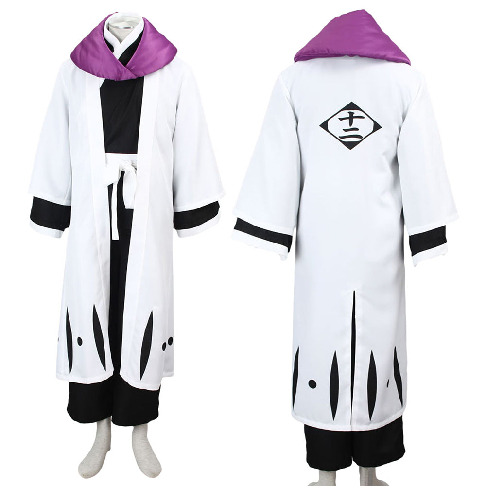 12th Captain Cosplay White Robe Kimono Outfit Kit