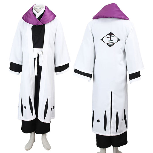 12th Captain Cosplay White Robe Kimono Outfit Kit