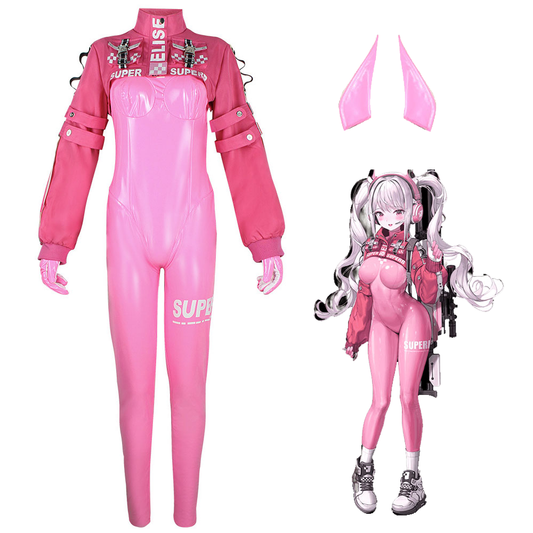 Goddess of Victory Nikke Costume Nikke Cosplay Pink full Outfit Kit