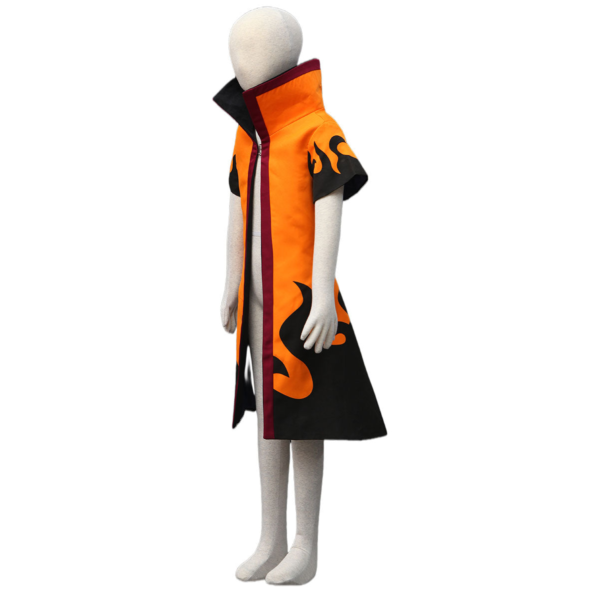 Anime Naruto Costume Naruto 6th Hokage Cosplay Costume Orange Cloak for Men and Kids