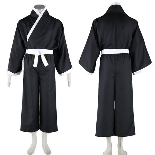 Black Shinigami Robe Cosplay Uniform Kit