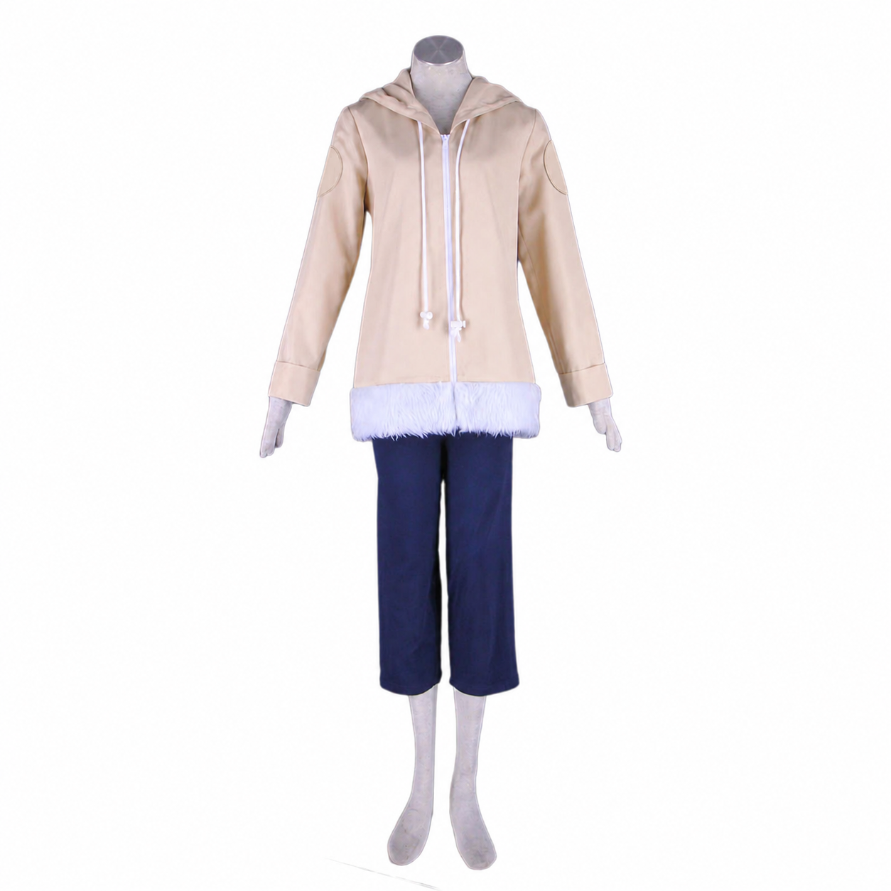 Anime Gentle Style Ninja Childhood Costume Set with Wig for Women and Kids