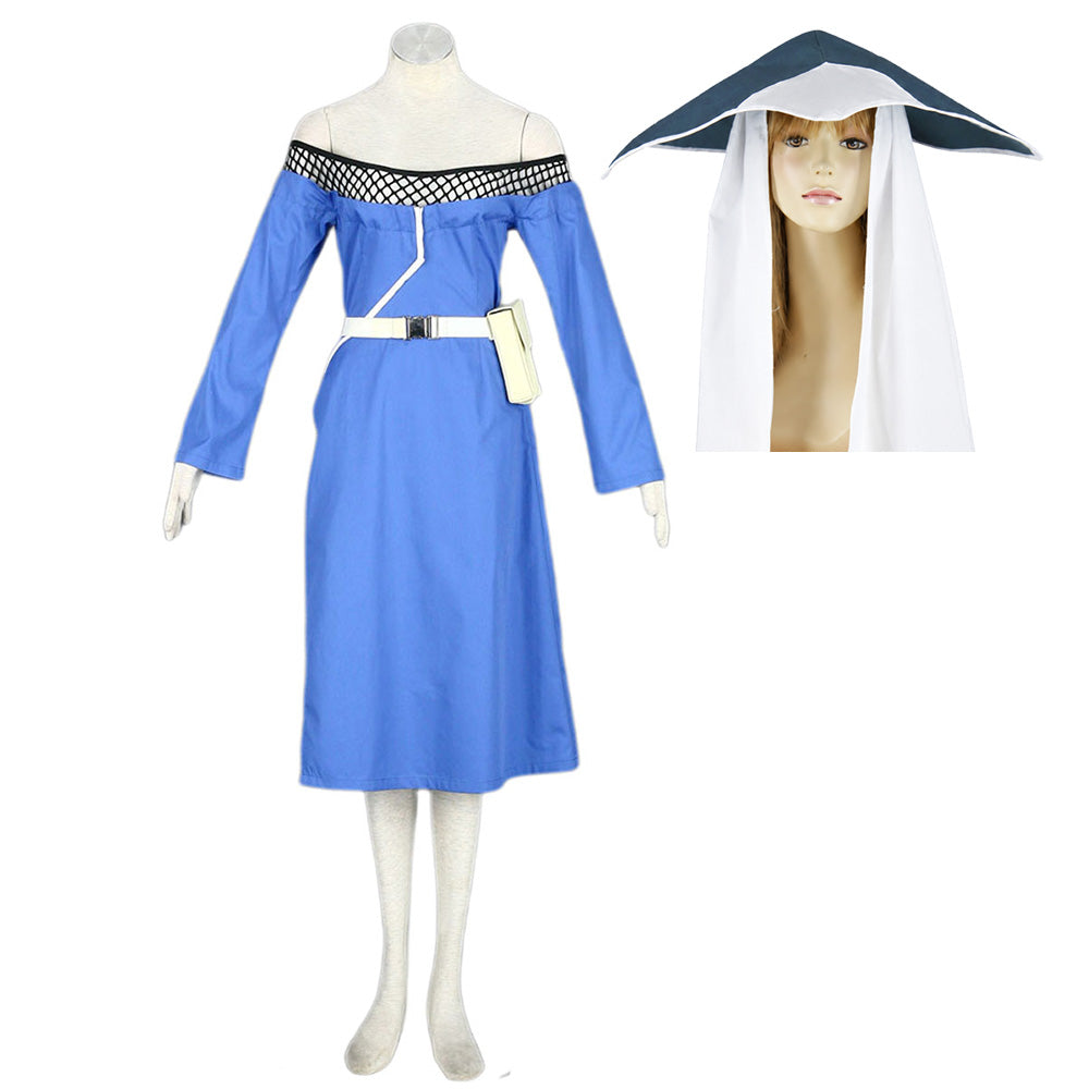 Anime Mist Village Leader Cosplay Outfit Kit with Hat for Women and Kids