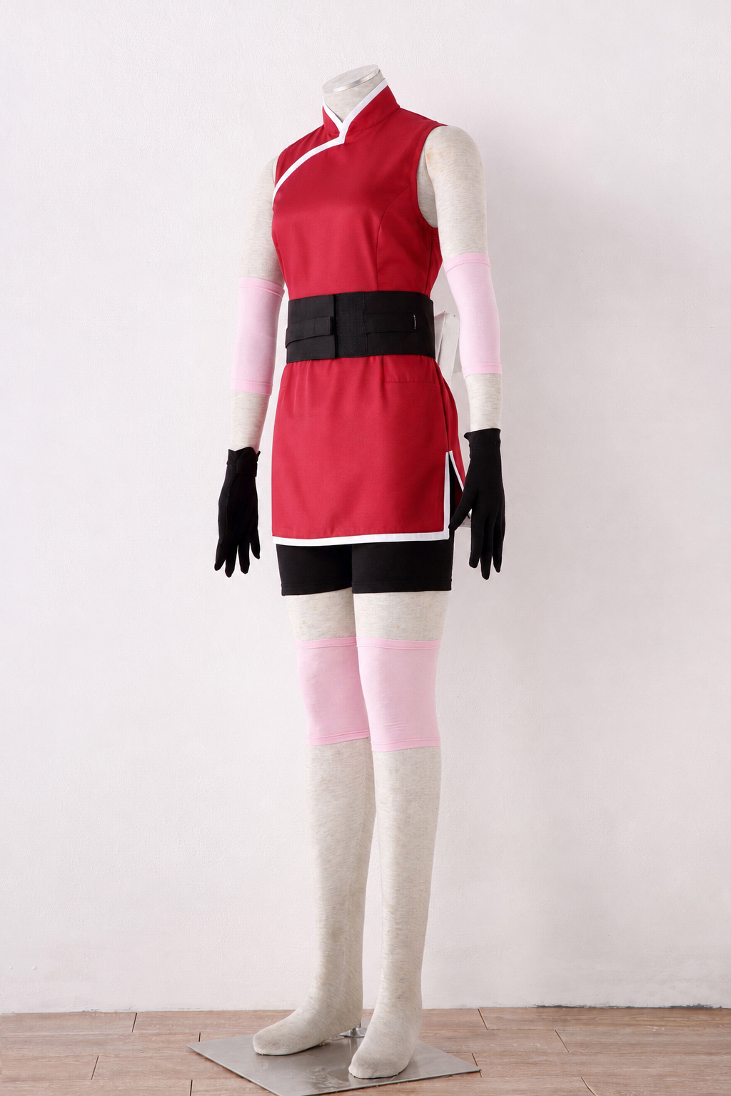 Anime Pink-Haired Medical Ninja Costume Outfit Kit for Women and Kids