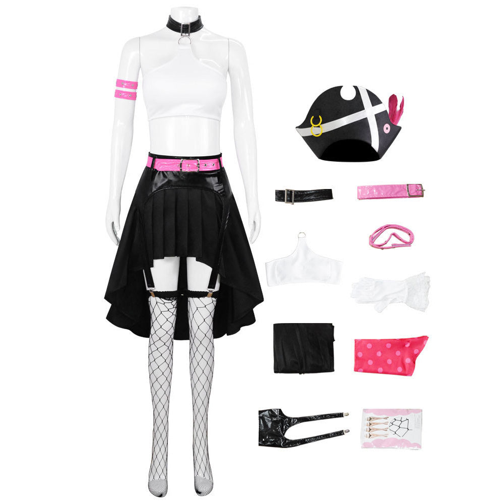 Anime Movie Orange-Haired Pirate Navigator Cosplay Full Outfit Costume Kit