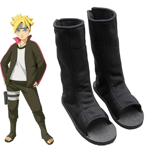 Anime Boruto Costume Boruto Cosplay Shoes Boots for Adults and Kids