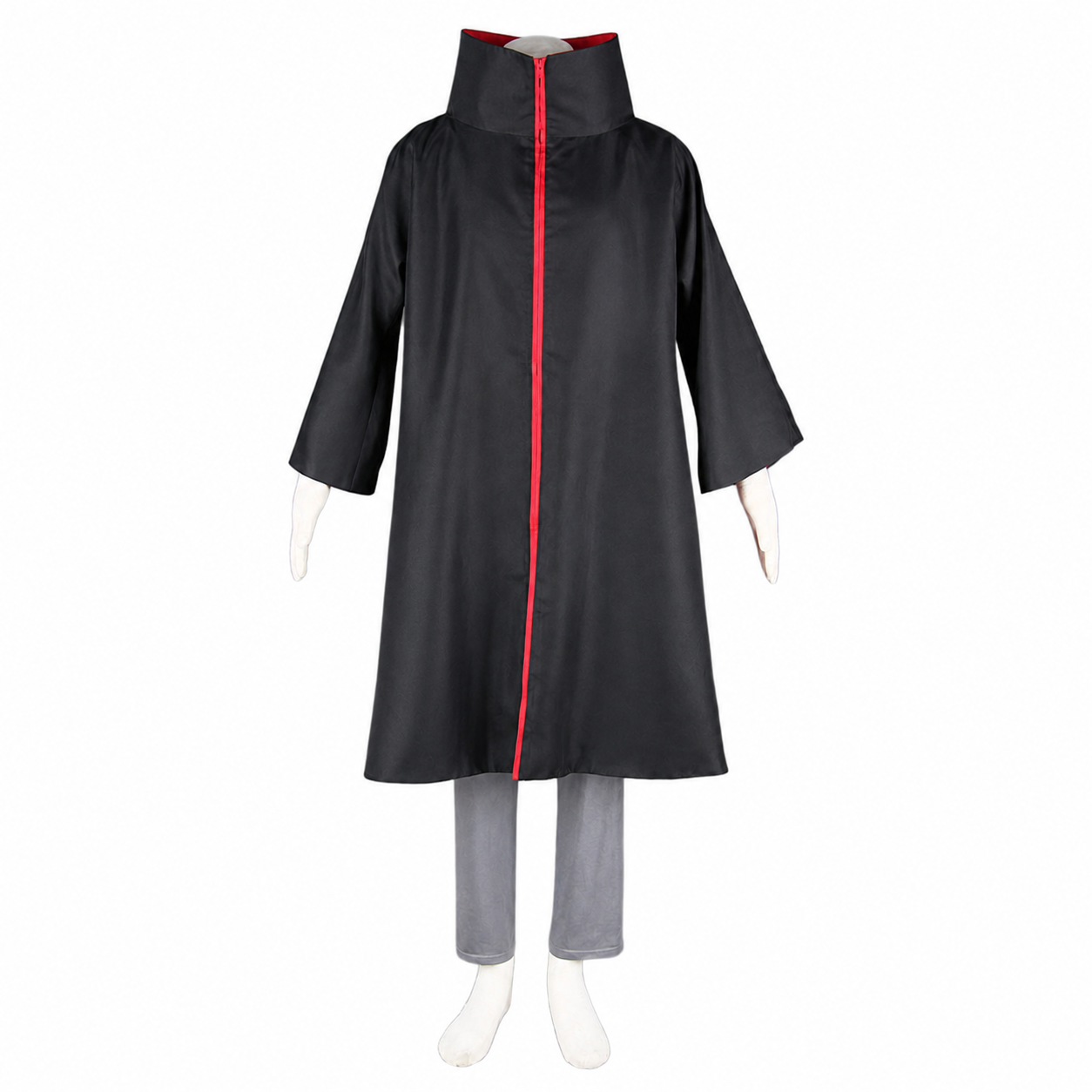 Red Clouds Version Available - Anime Immortal Fighter Ninja Cosplay Outfit Kit with Hood Mask for Men Kids