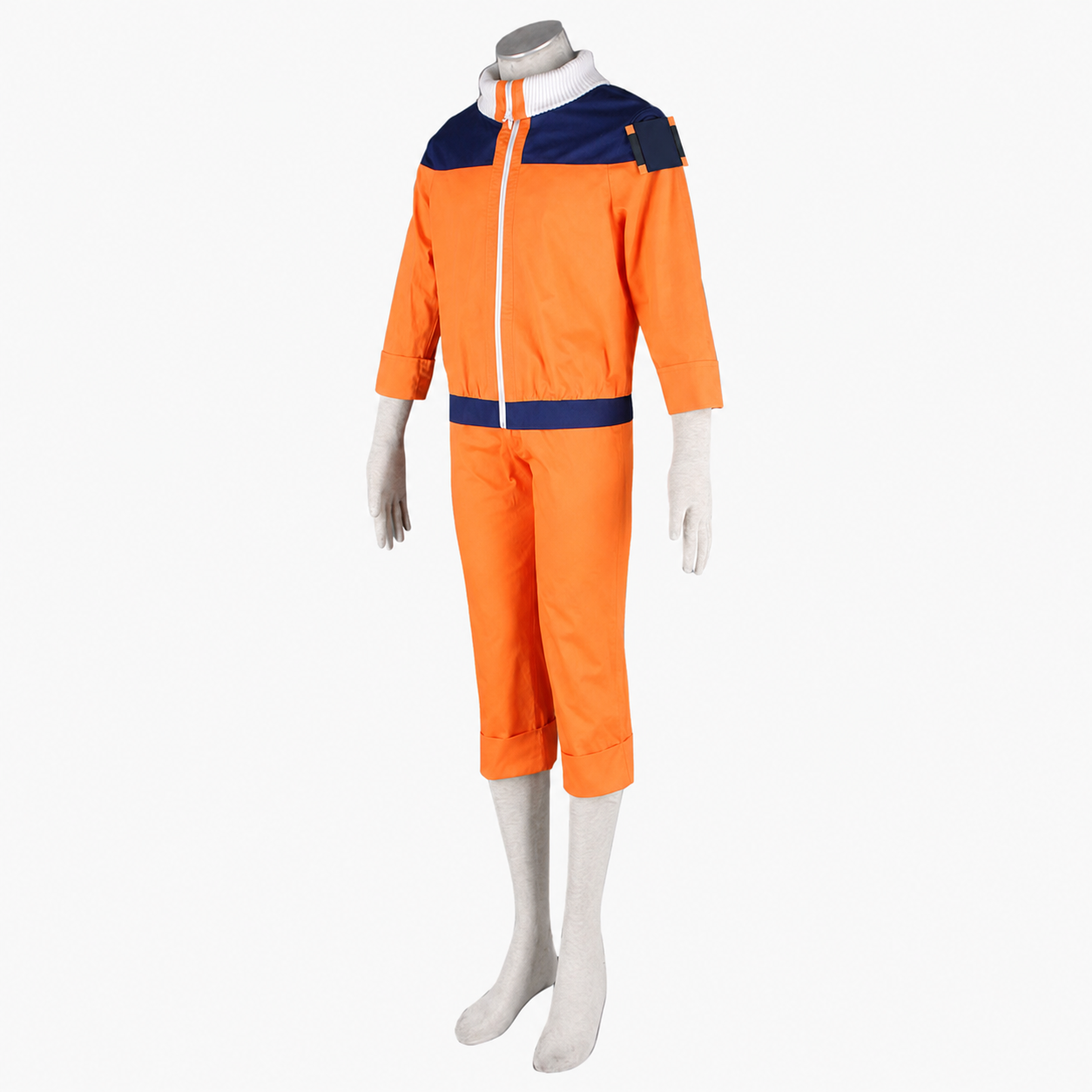 Anime Blonde Fox Spirit Ninja Childhood Cosplay Costume for Adults and Kids