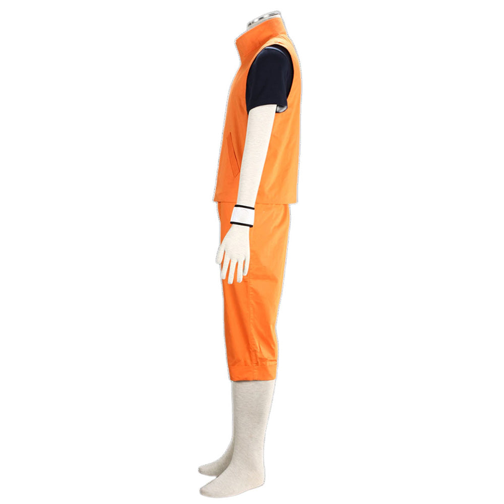 Anime Movie Red Clover Mission Fox Spirit Orange Ninja Cosplay Costume for Men and Kids