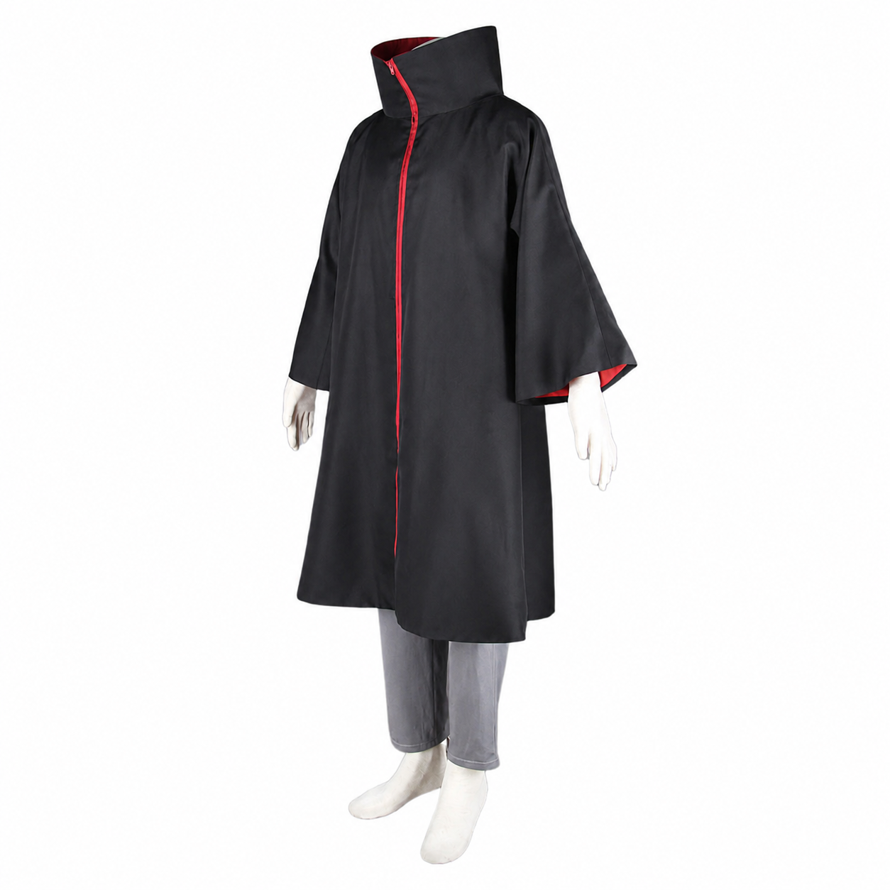 Red Clouds Version Available - Anime Immortal Fighter Ninja Cosplay Outfit Kit with Hood Mask for Men Kids