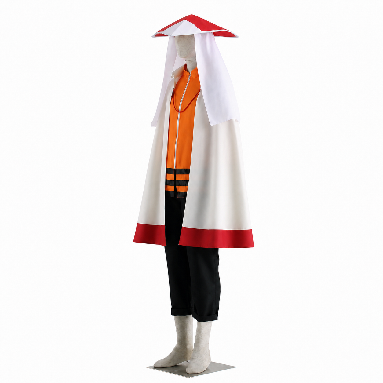 Anime Seventh Village Leader Cosplay Costume Kit with Hat for Men and Kids