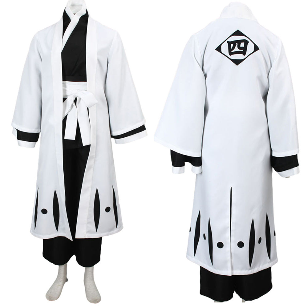 4th Captain White Cosplay White Cloak Robe Kit