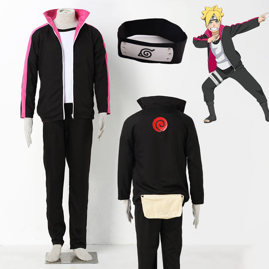 Anime Naruto Boruto Costume Boruto Cosplay Uniform Kit for Men and Kids