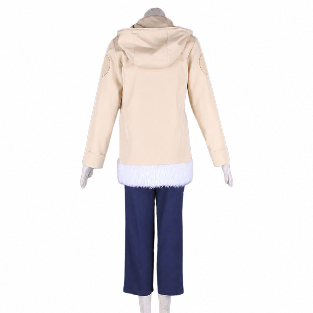 Anime Gentle Style Ninja Childhood Costume Set with Wig for Women and Kids