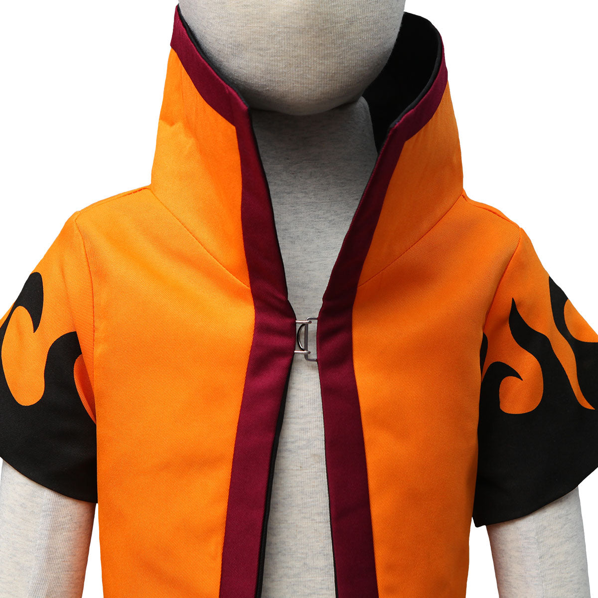 Anime Naruto Costume Naruto 6th Hokage Cosplay Costume Orange Cloak for Men and Kids