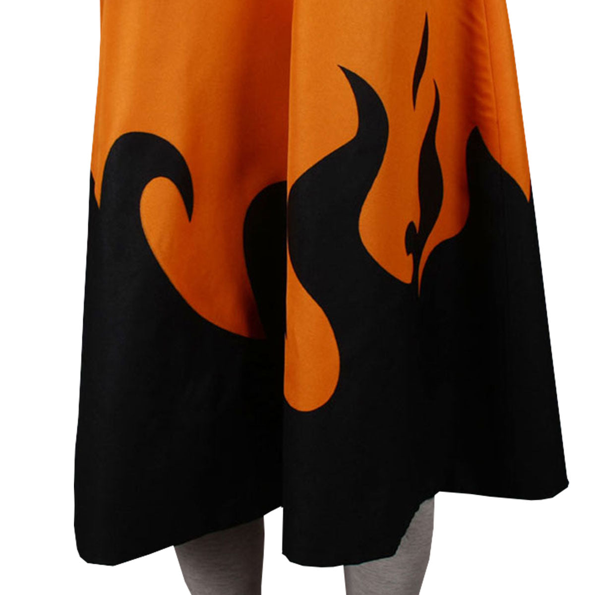 Anime Naruto Costume Naruto 6th Hokage Cosplay Costume Orange Cloak for Men and Kids